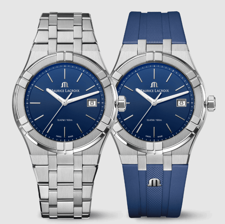 Review Replica Maurice Lacroix AIKON QUARTZ DATE 40MM Watch AI1108-SS00F-430-C